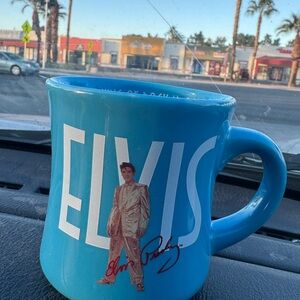 Elvis Presley Blue Mug